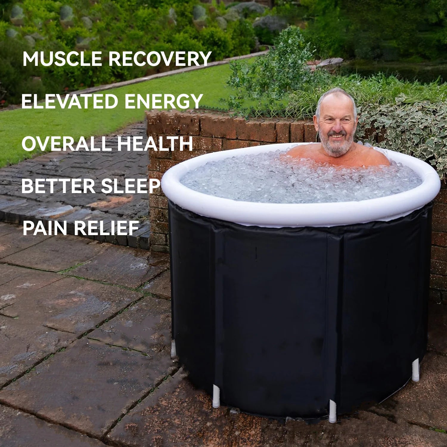 LuminousHeal Ice Bath Tub