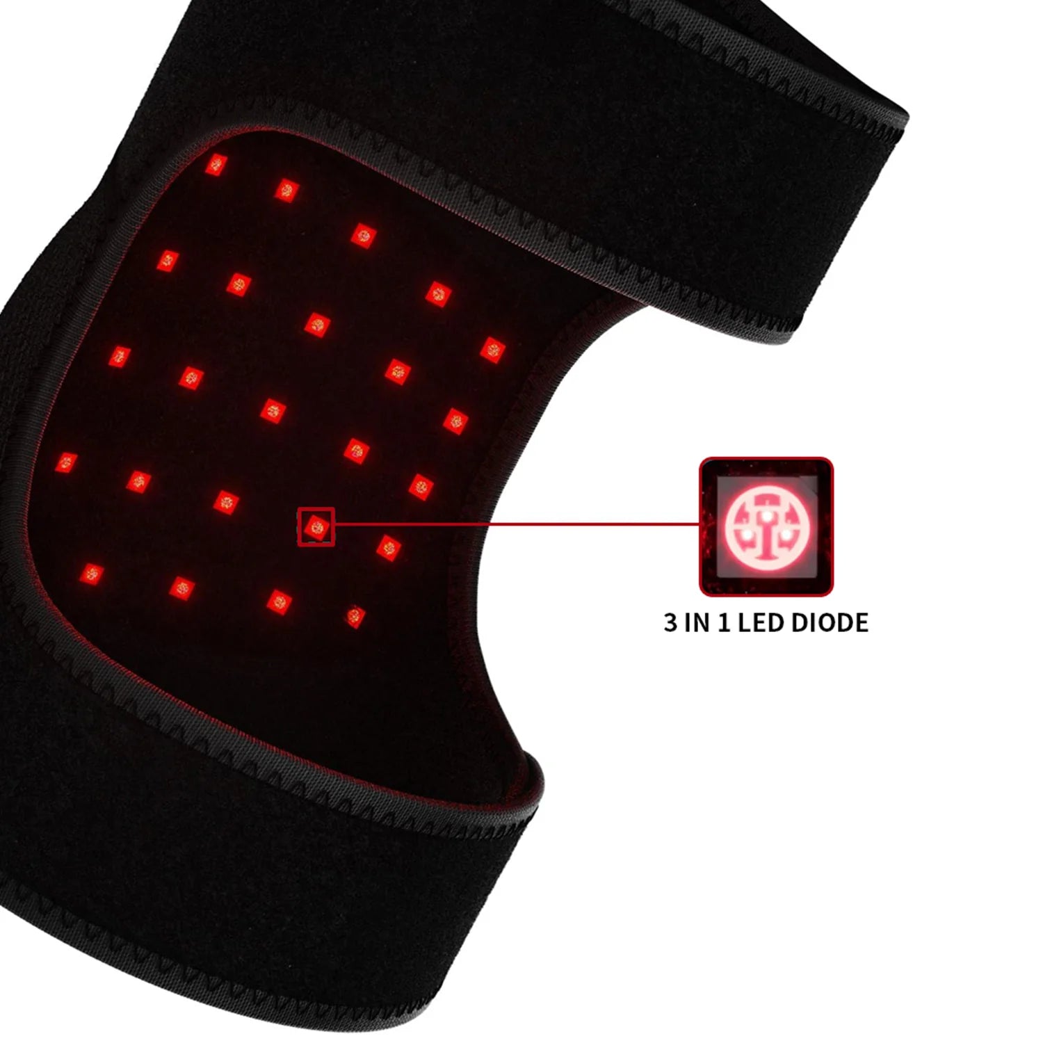 LuminousHeal Red Light Therapy Knee Pad