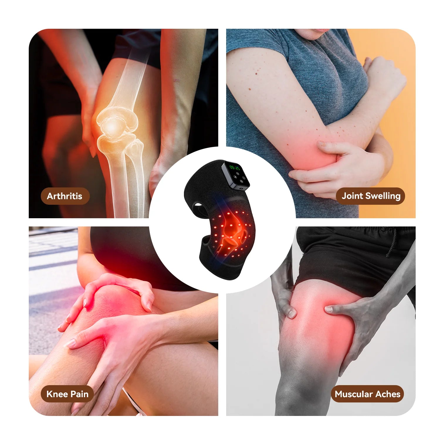 LuminousHeal Red Light Therapy Knee Pad