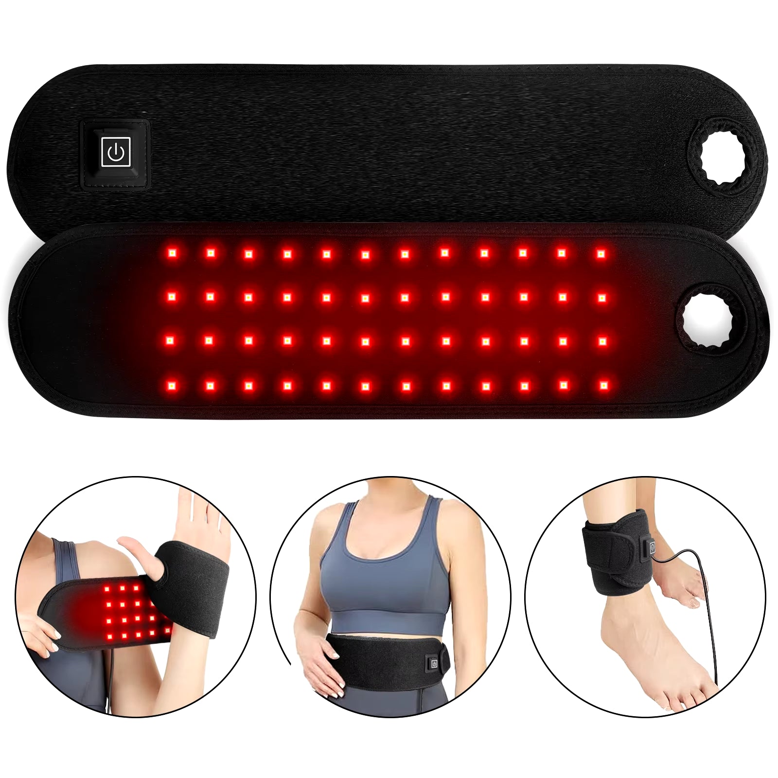 LuminousHeal LED Red Infrared Light Therapy Wrist (New List)