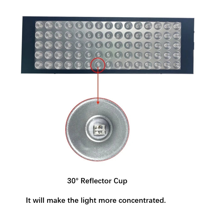 LuminousHeal Red and Infrared Light Therapy Lamp (Source)