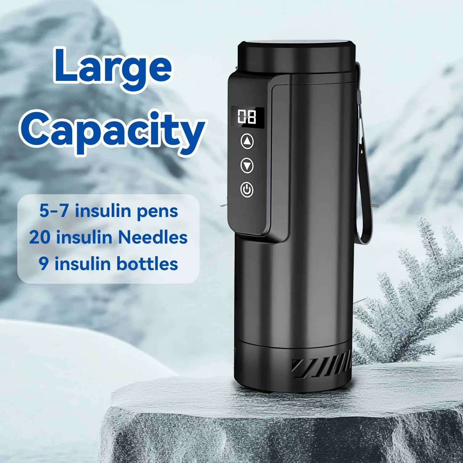 LuminousHeal Insulin Cooler Travel Cup