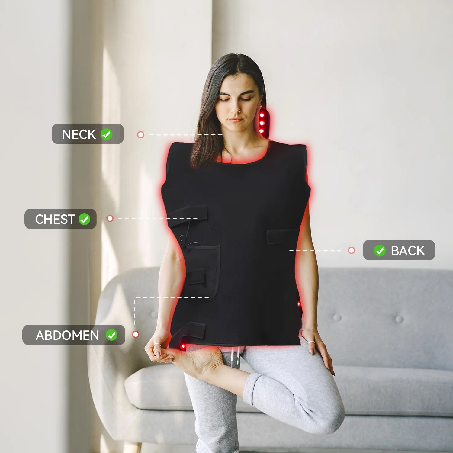 LuminousHeal Red Light Therapy Jacket