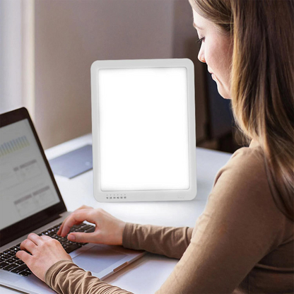 LuminousHeal Happy Light Therapy Lamp for SAD
