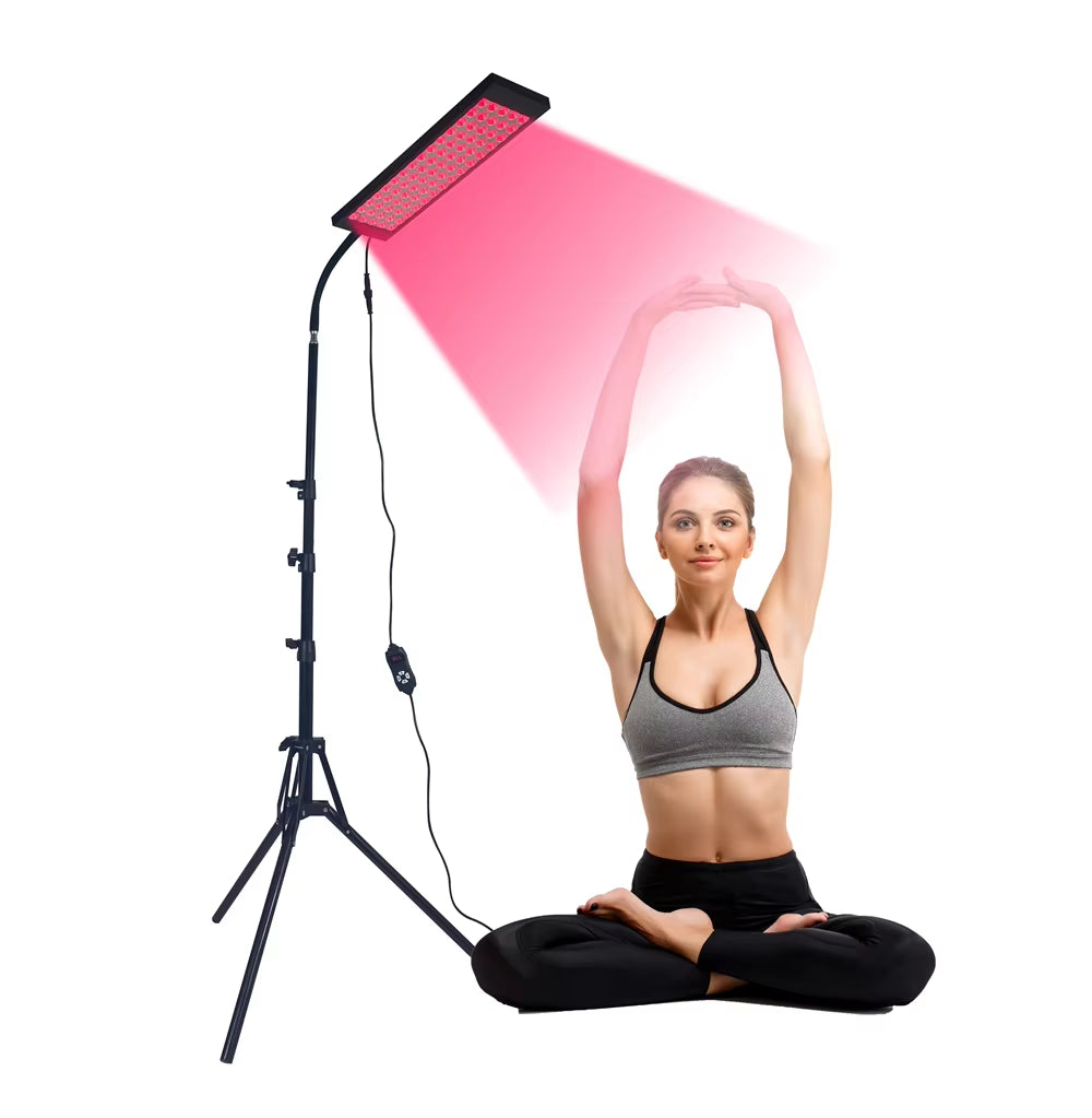 LuminousHeal Red and Infrared Light Therapy Lamp (Source)