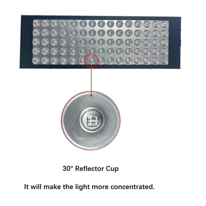 LuminousHeal Red and Infrared Light Therapy Lamp (Source)