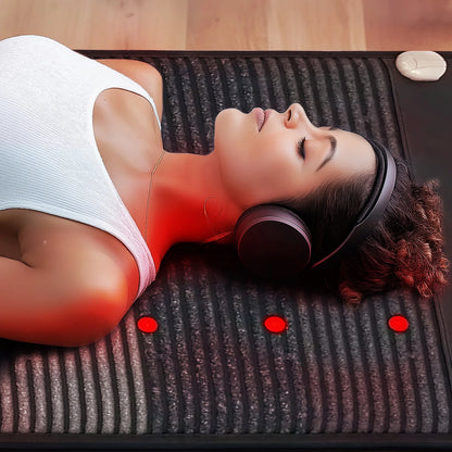 LuminousHeal Premium Red Light Healing Pad and PEMF Infrared Therapy Mat Plus