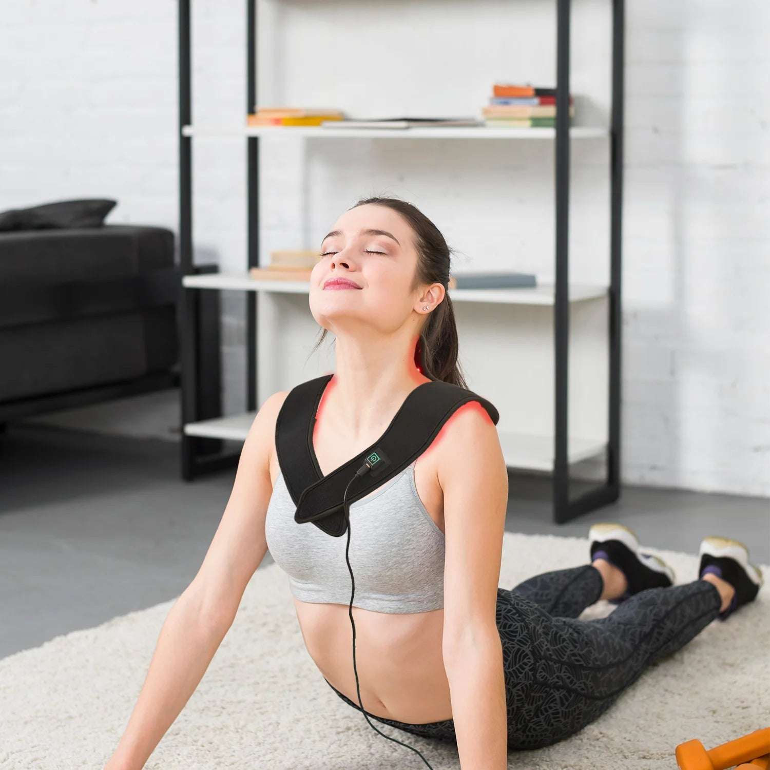 LuminousHeal Red Light Therapy Belt for Neck &amp; Shoulder